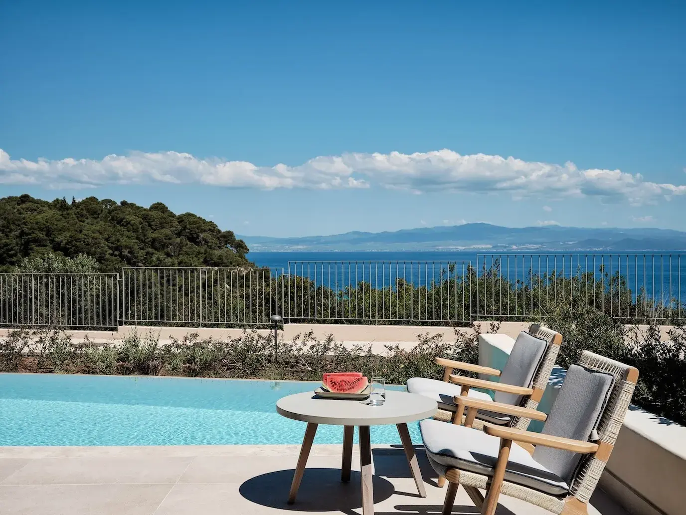 Two-Bedroom Panoramic Suite with Sea View, Private Pool & Jacuzzi